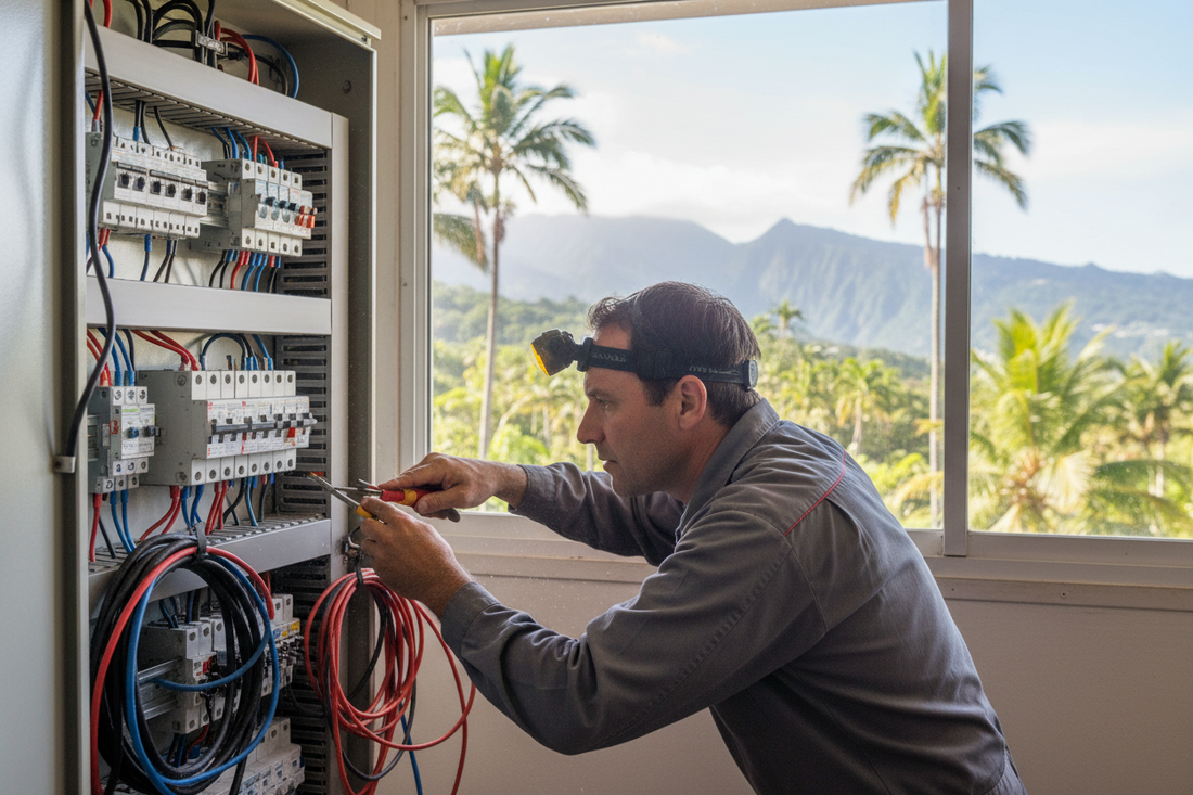 Dépannage électrique urgence La Réunion 24h/7j : intervention rapide 974