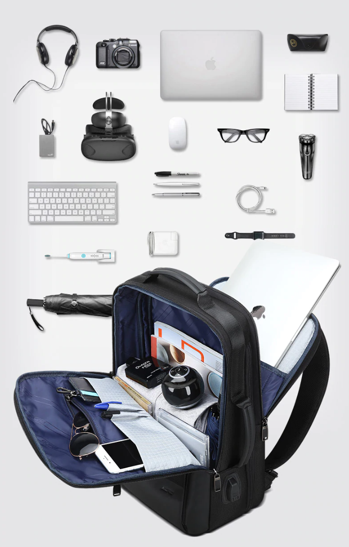 SAC DE VOYAGE MODERNE ULTRA PRATIQUE (HYDROFUGE ET EXTENSIBLE)