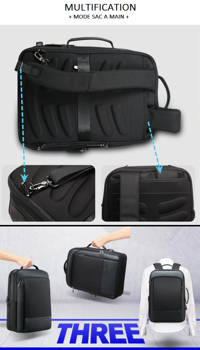 SAC DE VOYAGE MODERNE ULTRA PRATIQUE (HYDROFUGE ET EXTENSIBLE)