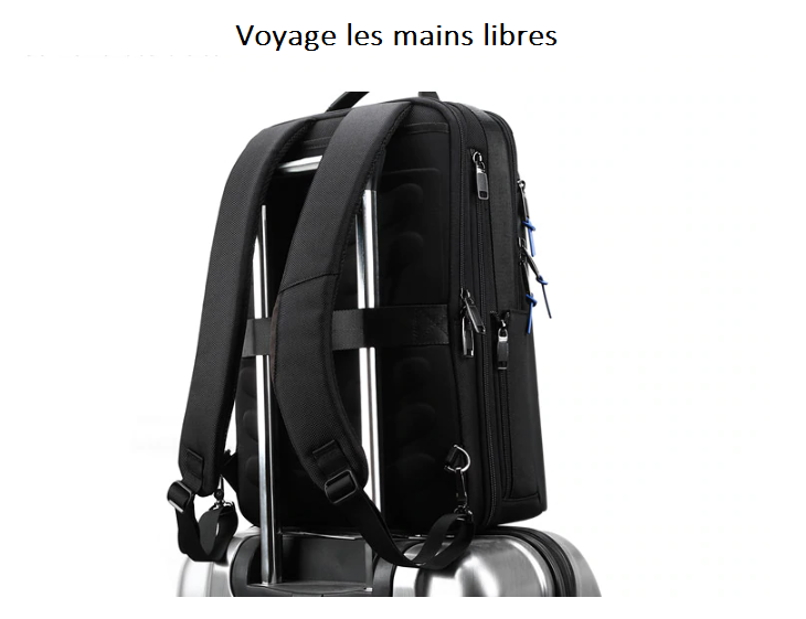 SAC DE VOYAGE MODERNE ULTRA PRATIQUE (HYDROFUGE ET EXTENSIBLE)