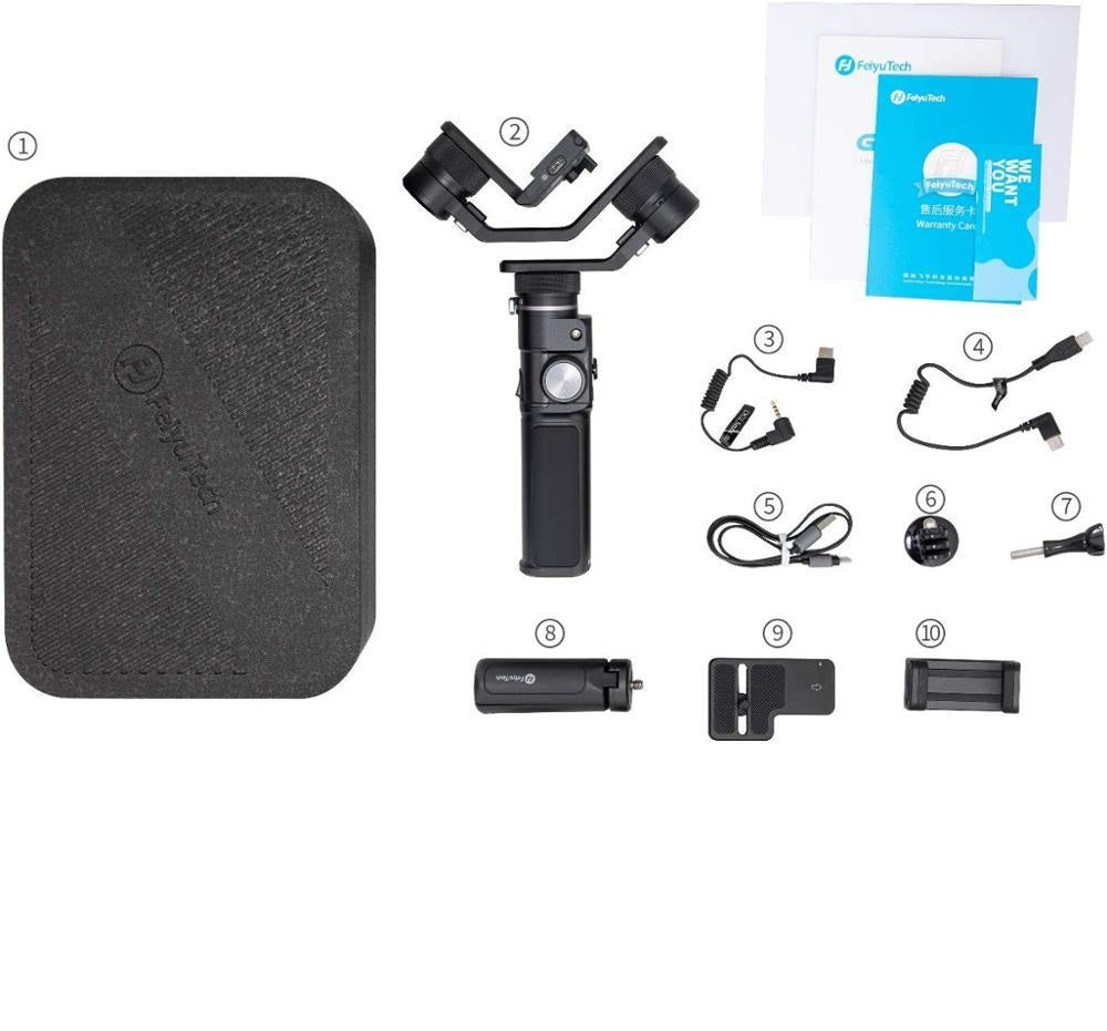 STABILISATEUR FEIYU G6 MAX 3 AXE POUR CAMERA ET GO PRO AINSI QUE SMARTPHONE SUR CRESOO