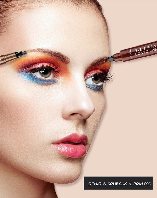 NOUVEAU STYLO A SOURCILS 4 POINTES