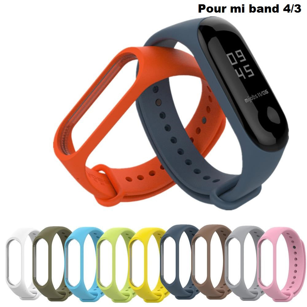 BRACELET CONNECTÉ AVEC AFFICHEUR OLED  XIAOMI MI BAND 3 DANS PLUSIEURS COLORIS SUR CRESOO