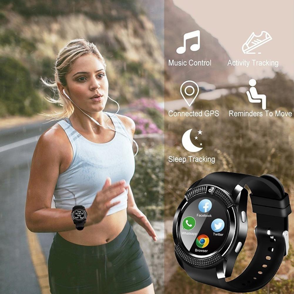 Parfait pour le sport, elle s'apadate à tout mouvement du corps cette montre intelligente 