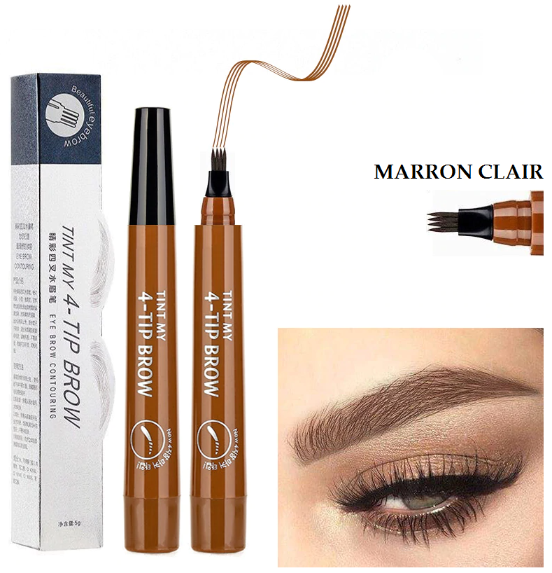 NOUVEAU STYLO A SOURCILS 4 POINTES