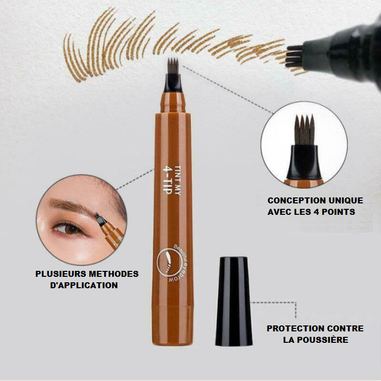 NOUVEAU STYLO A SOURCILS 4 POINTES